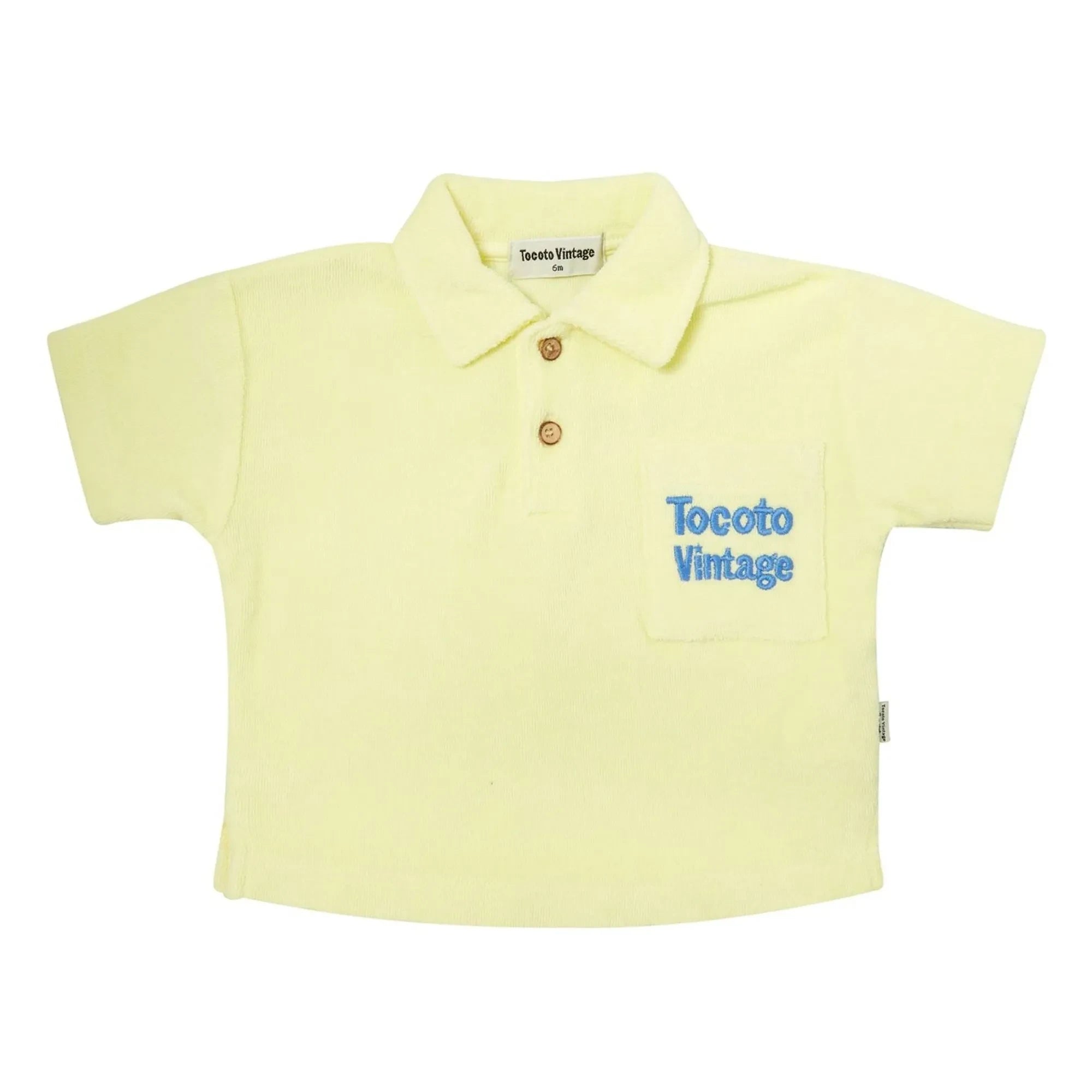 Tocoto Vintage - Sünger Tişört | Sarı