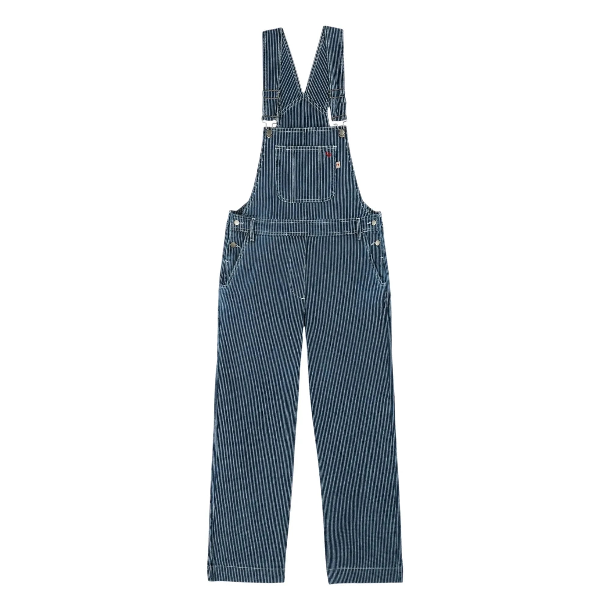 Emile et Ida - Gestreifter Strampler Blau | Blau