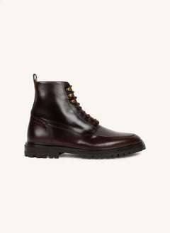 Bobbies - Botas Ignacio de cuero | Marrón oscuro