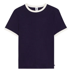 Petit Bateau - Iconic Ribbed T-Shirt | Navy Blue