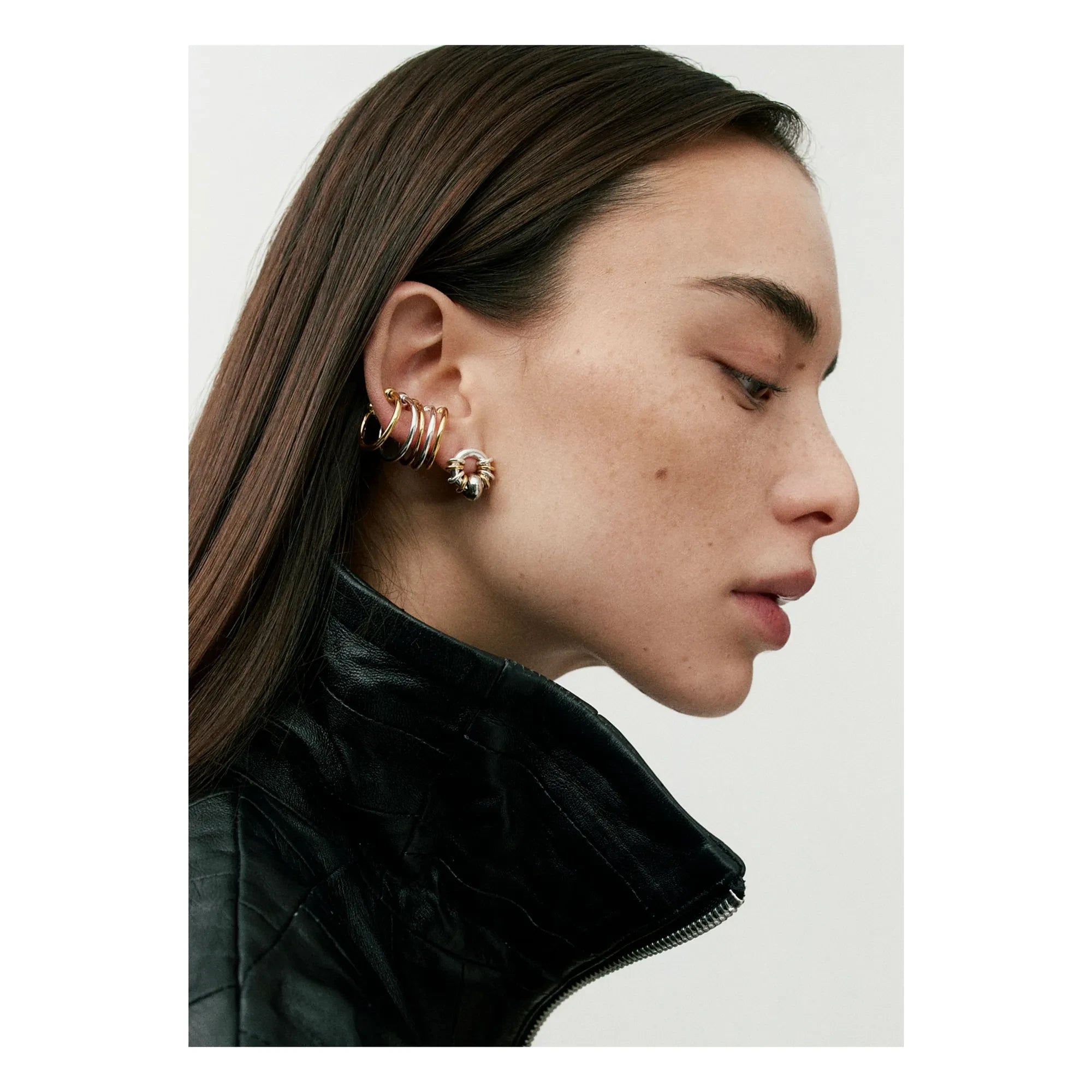 Sigal - 5'li ISIS Earcuff Seti | Altın/Gümüş