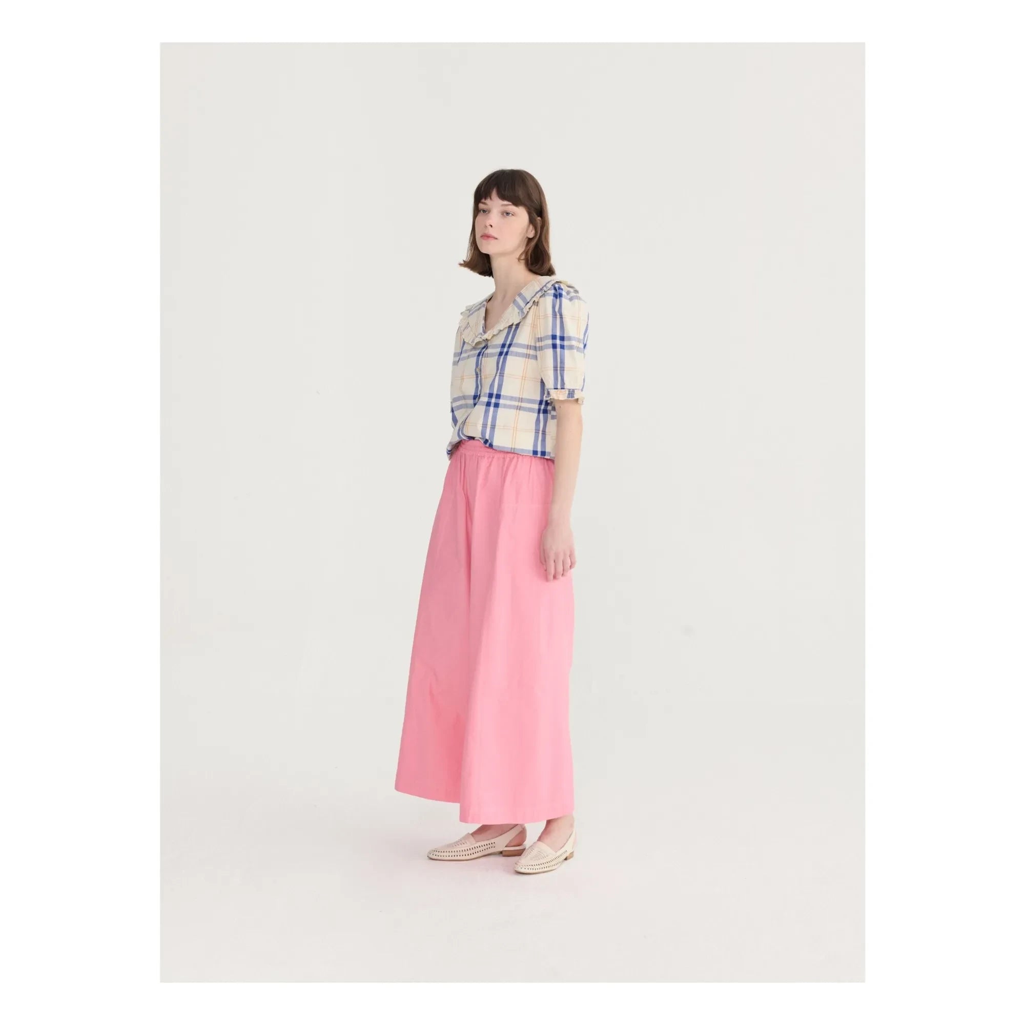 Bobo Choses - Paper Touch organik pamuk pantolon | Pembe