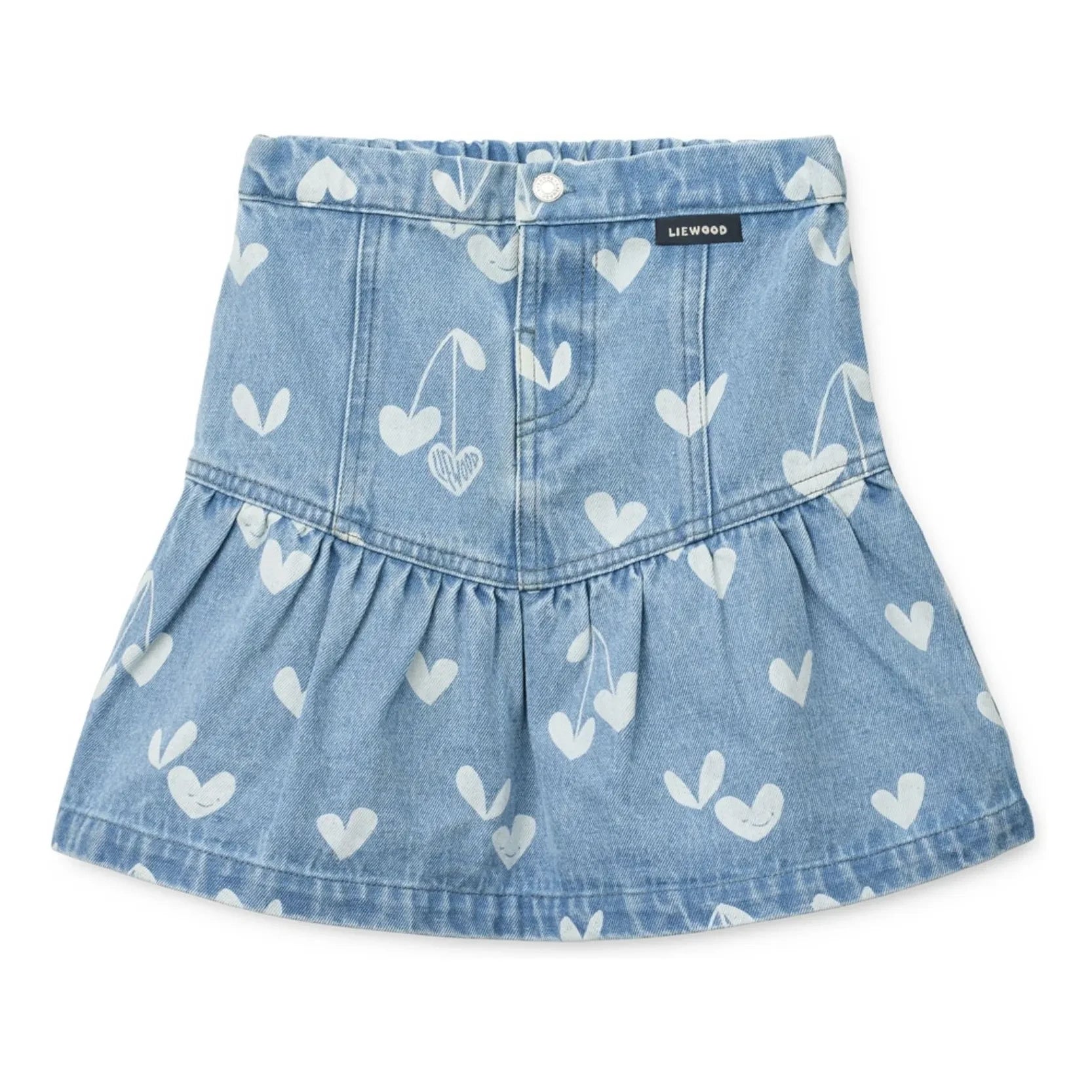Liewood - Dayla Denim Etek Hearts | Açık Mavi