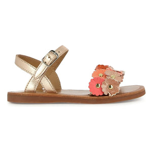 Pom d'Api - Plagette Multi Flo sandals | Copper red