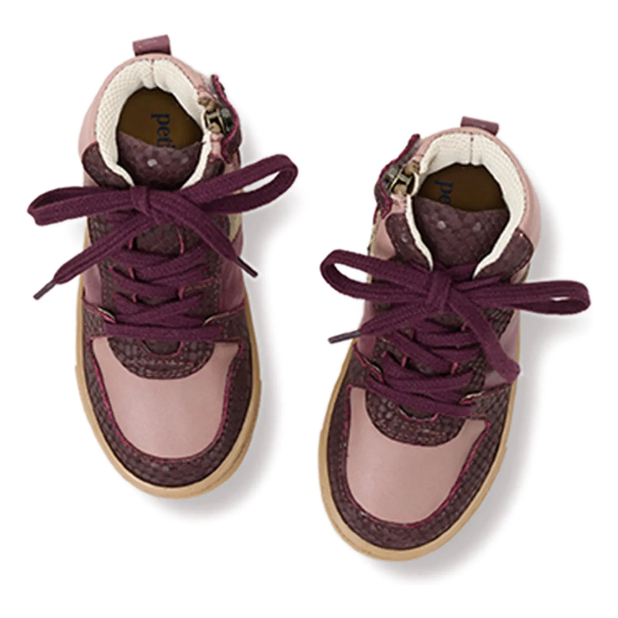 Petit Nord - Mountain Lace-Up Sneakers | Eggplant