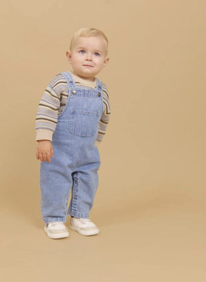 Wheat - Salopette Ivan in cotone biologico | Blu