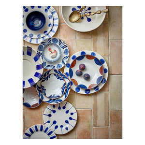 Bloomingville - Linora Teller - 3er-Set | Blau