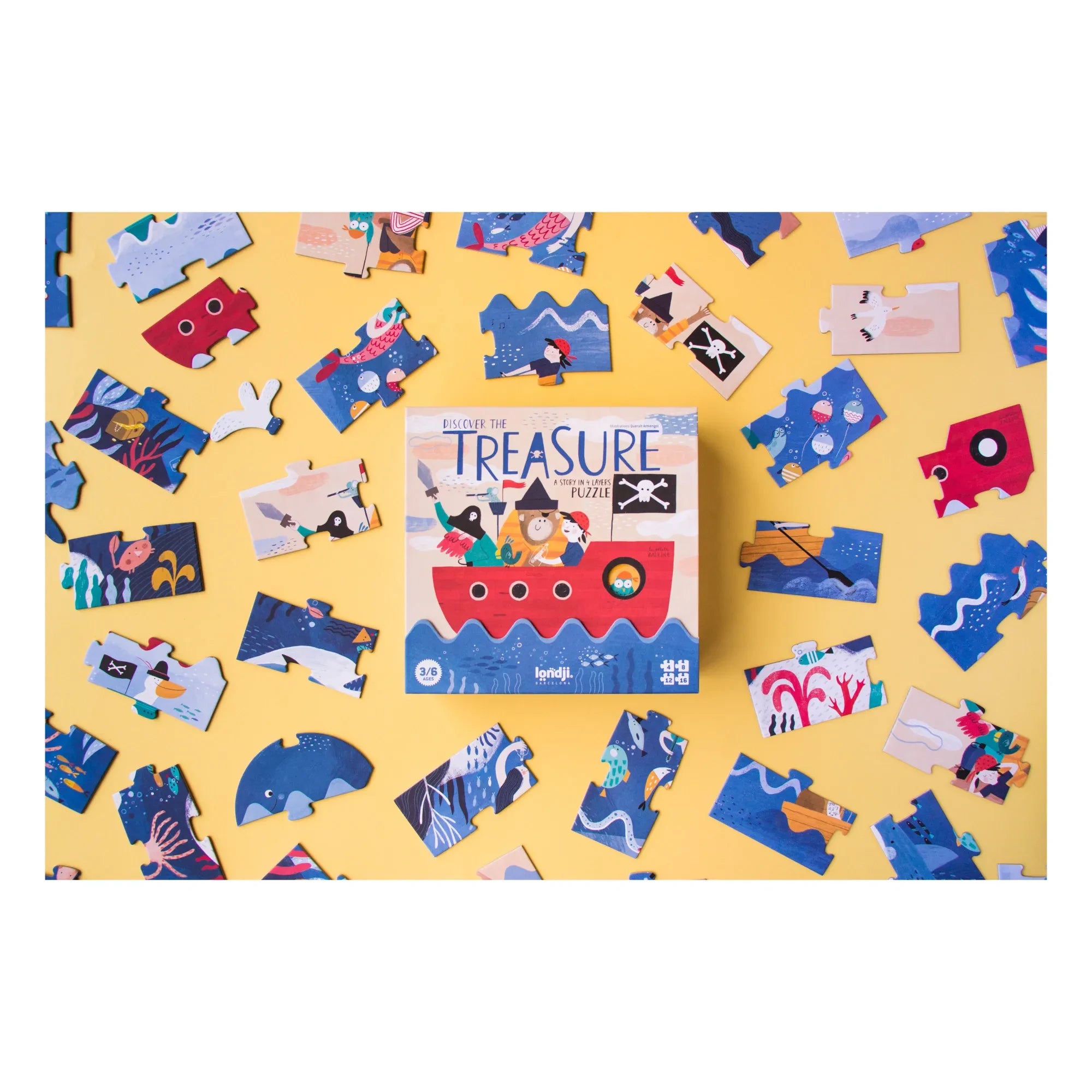 Londji - Entdecke den Schatz Puzzle – 40 Teile