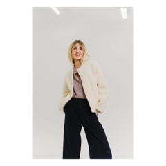 Sacrécoeur - Jay Bouclette Virgin Wool Jacke | Weiß