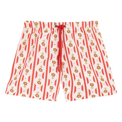 birinit - Valonga Floral Print Bath Shorts | Red