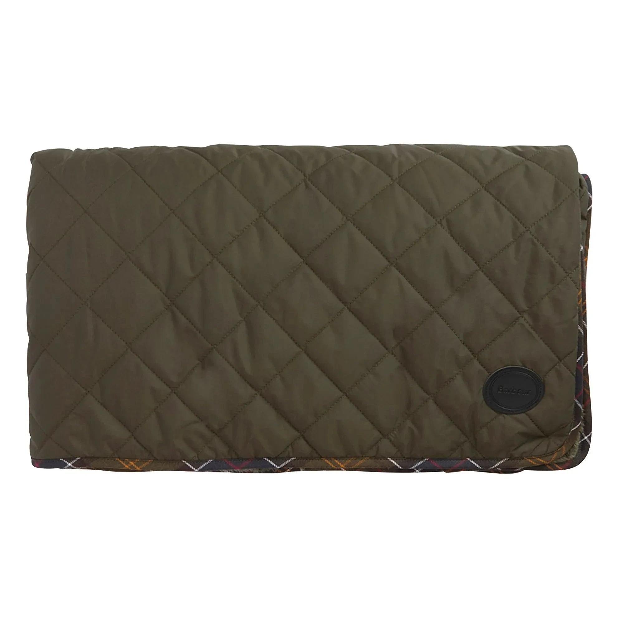Barbour - Kapitone köpek battaniyesi | Zeytin