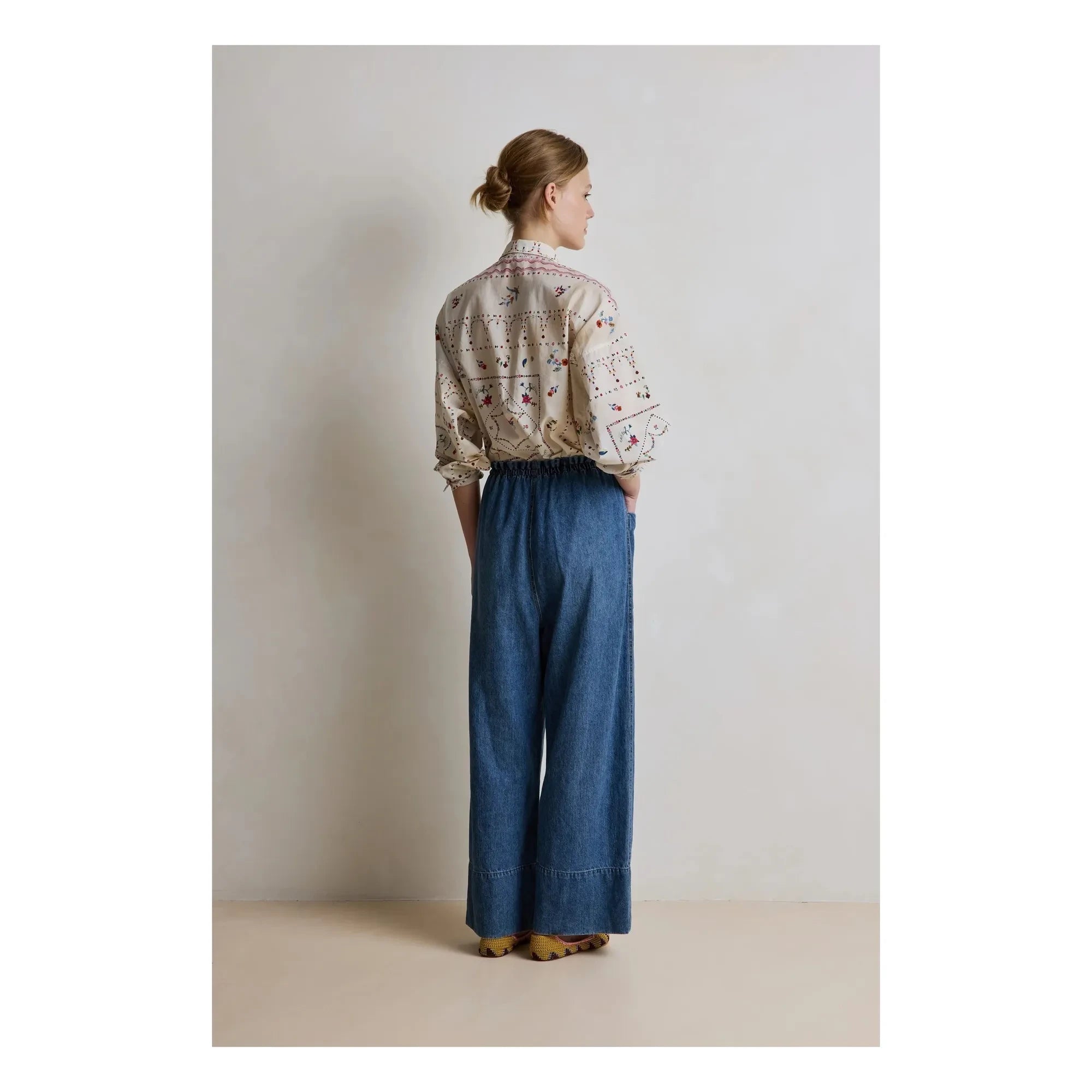 Hod - Babakar Baumwollhose | Marineblau