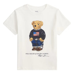 Ralph Lauren - Bear Jersey Tişört | Beyaz