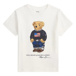 Ralph Lauren - Bear Jersey Tişört | Beyaz