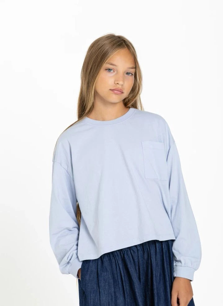 Smallable Kid - Bloomy Sweatshirt | Light Blue
