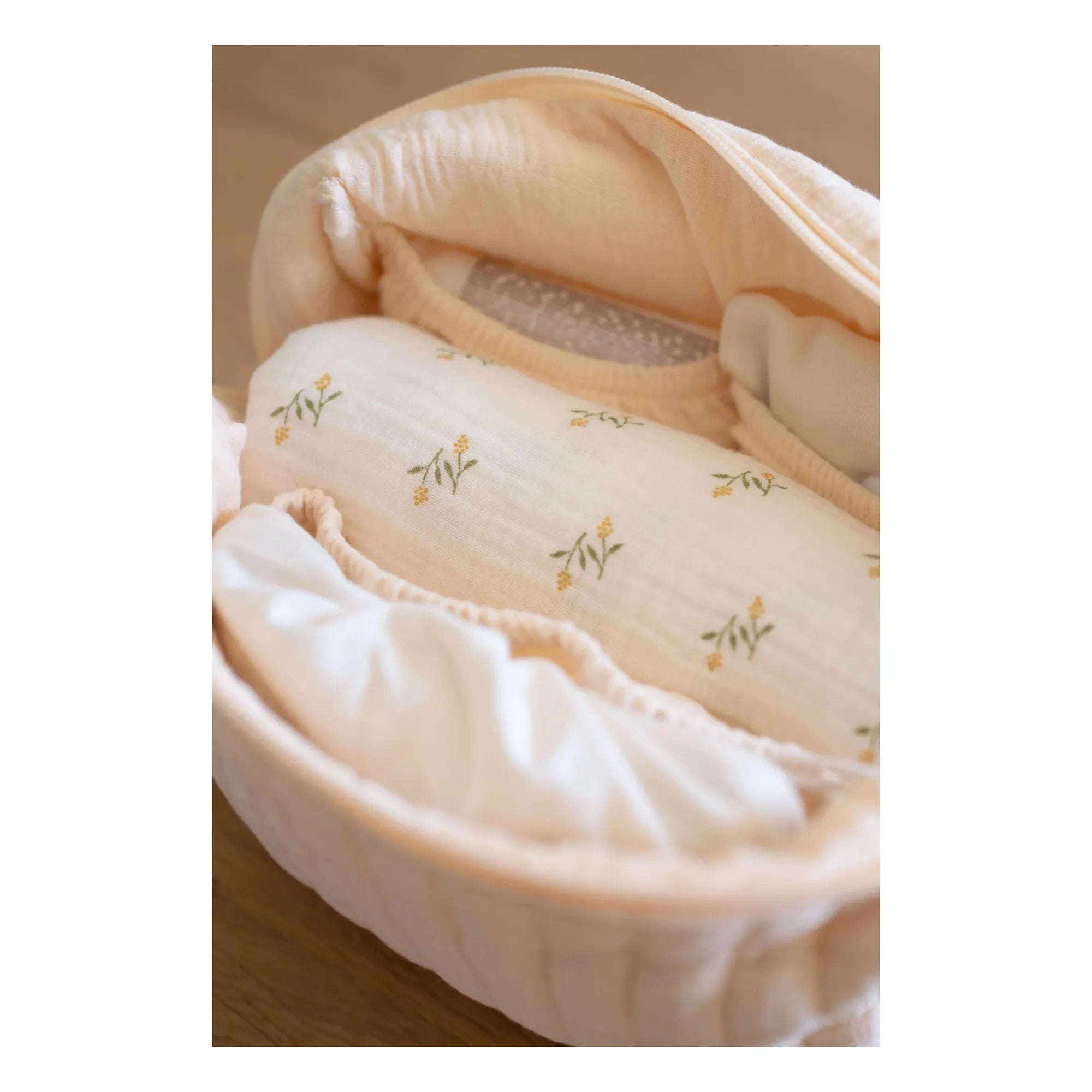 Soft Spot - Organic Cotton Cosmetic Bag | Vanilla