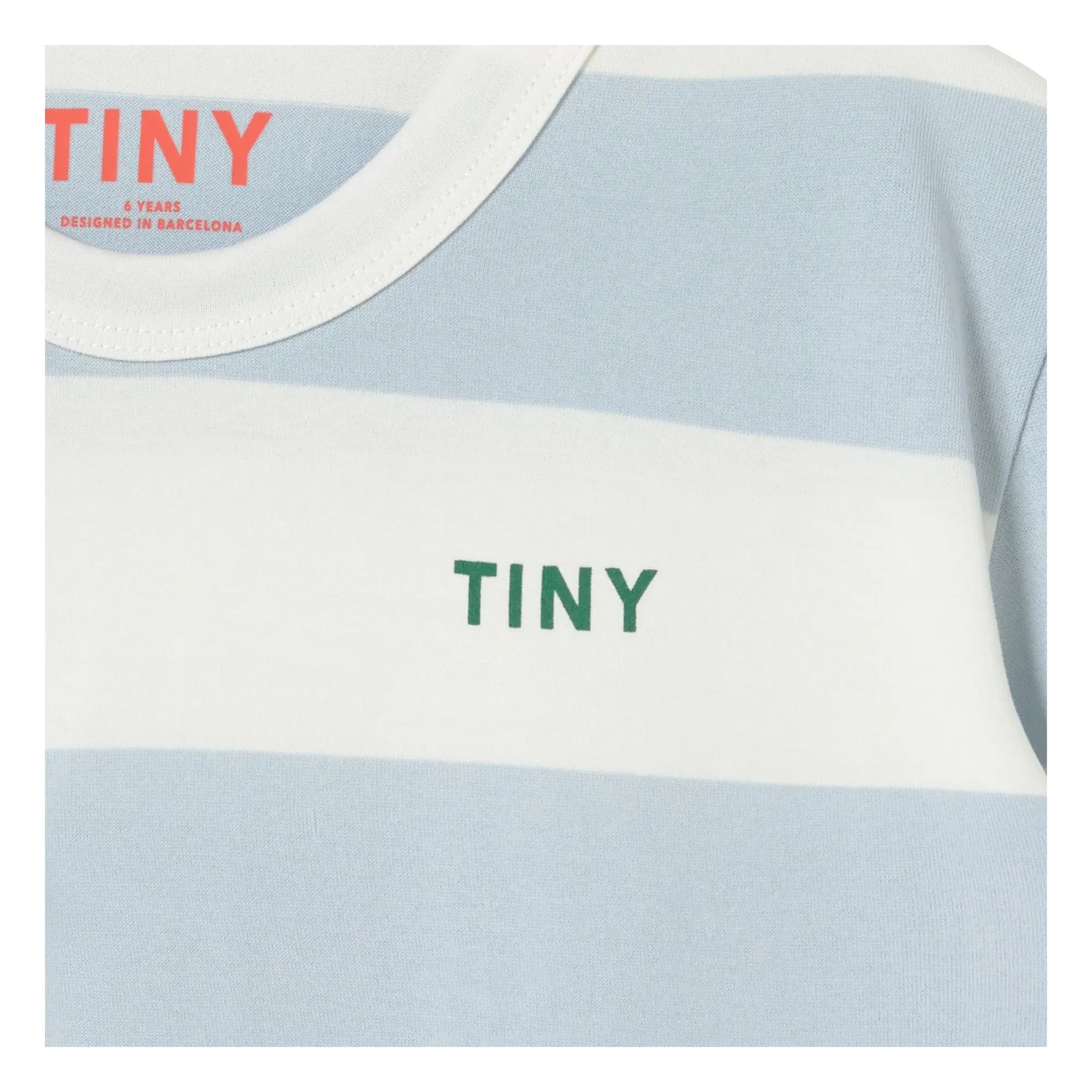 Tinycottons - Striped organic cotton T-shirt | Blue