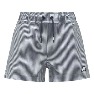 K-way - Hazel Beach Gestreifte Badeshorts | Dunkelblau