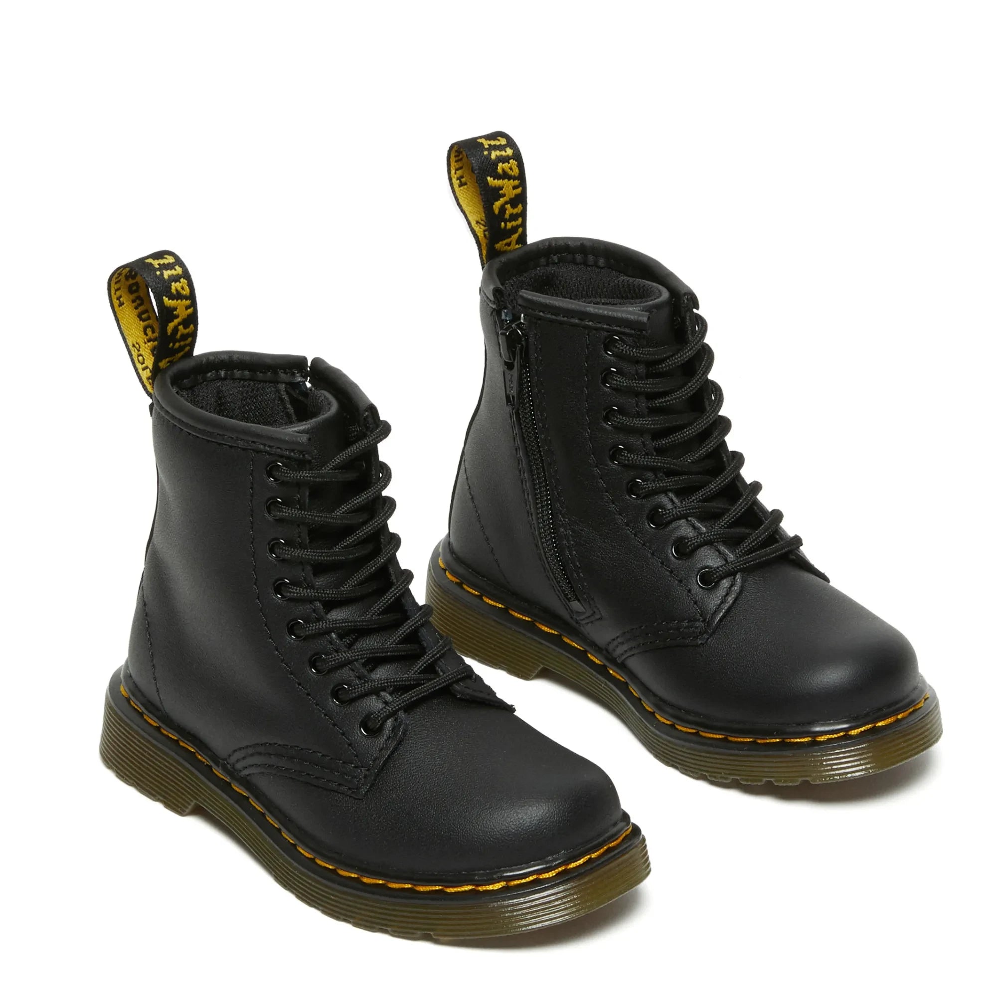 Dr. Martens – 1460 Smooth Glattleder-Schnürstiefel | Schwarz
