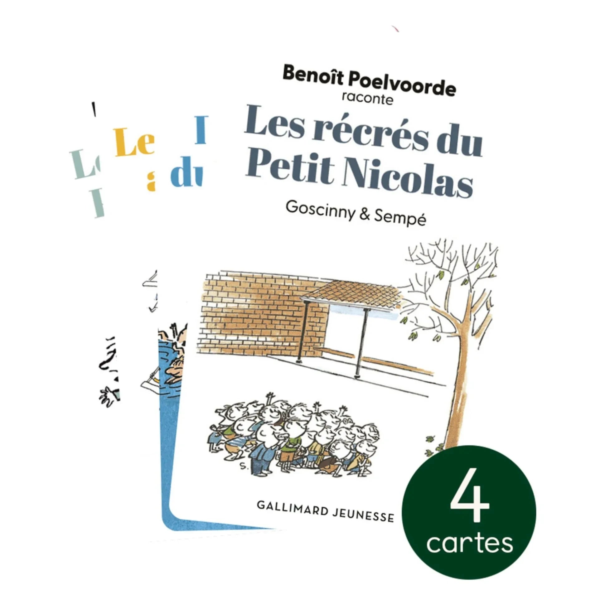 Yoto Player - Le Petit Nicolas’ın Maceraları kartları - 4’lü Paket