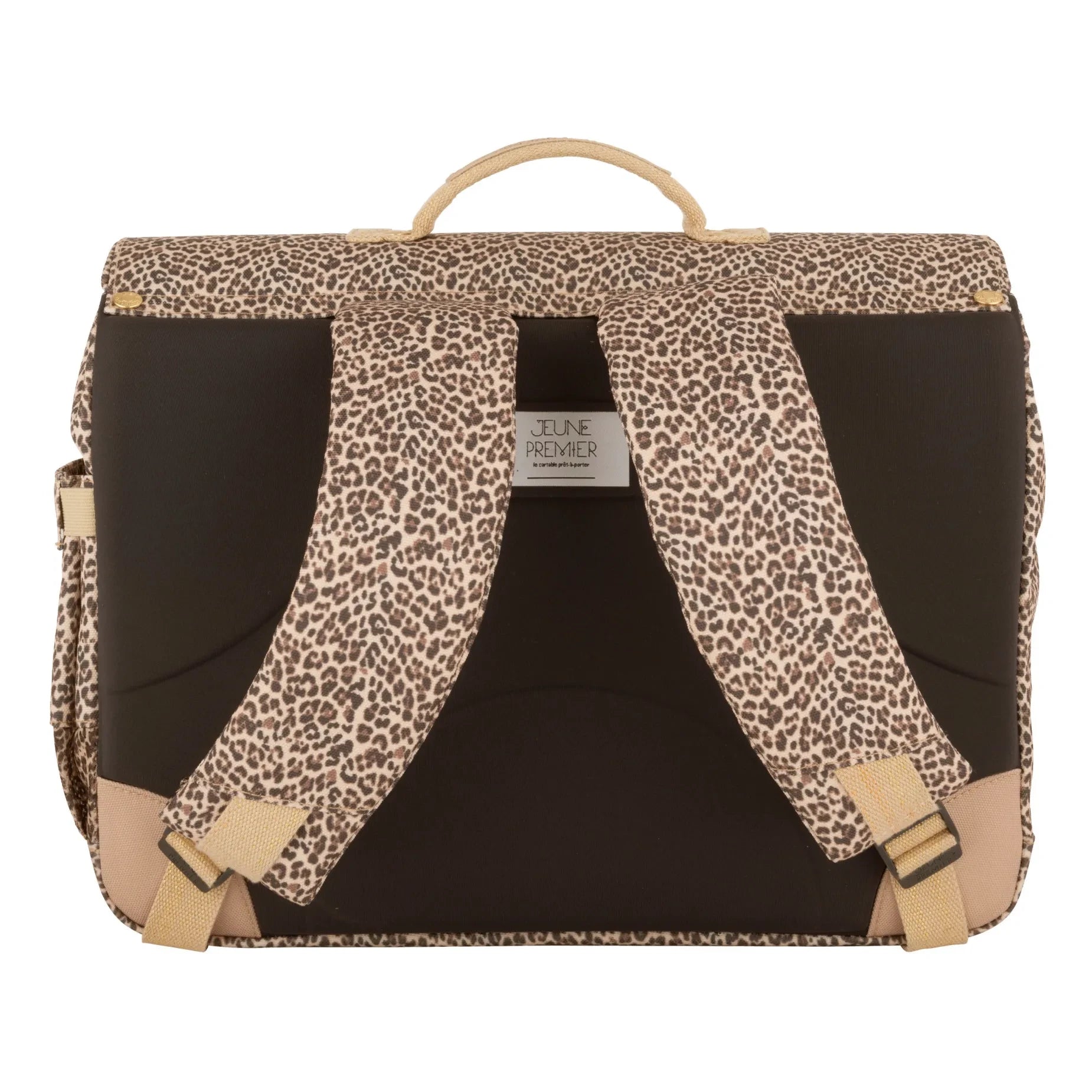 Jeune Premier - Midi Leopar Cherry Omuz Çantası | Bej