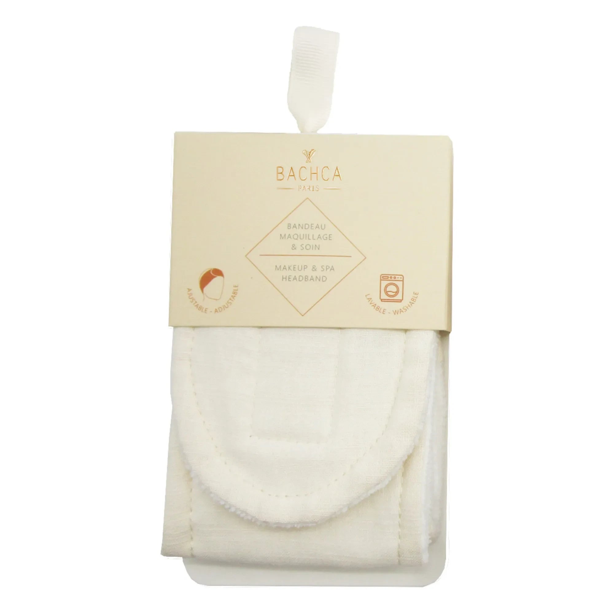 Bachca - Makeup and Skincare Headband | White