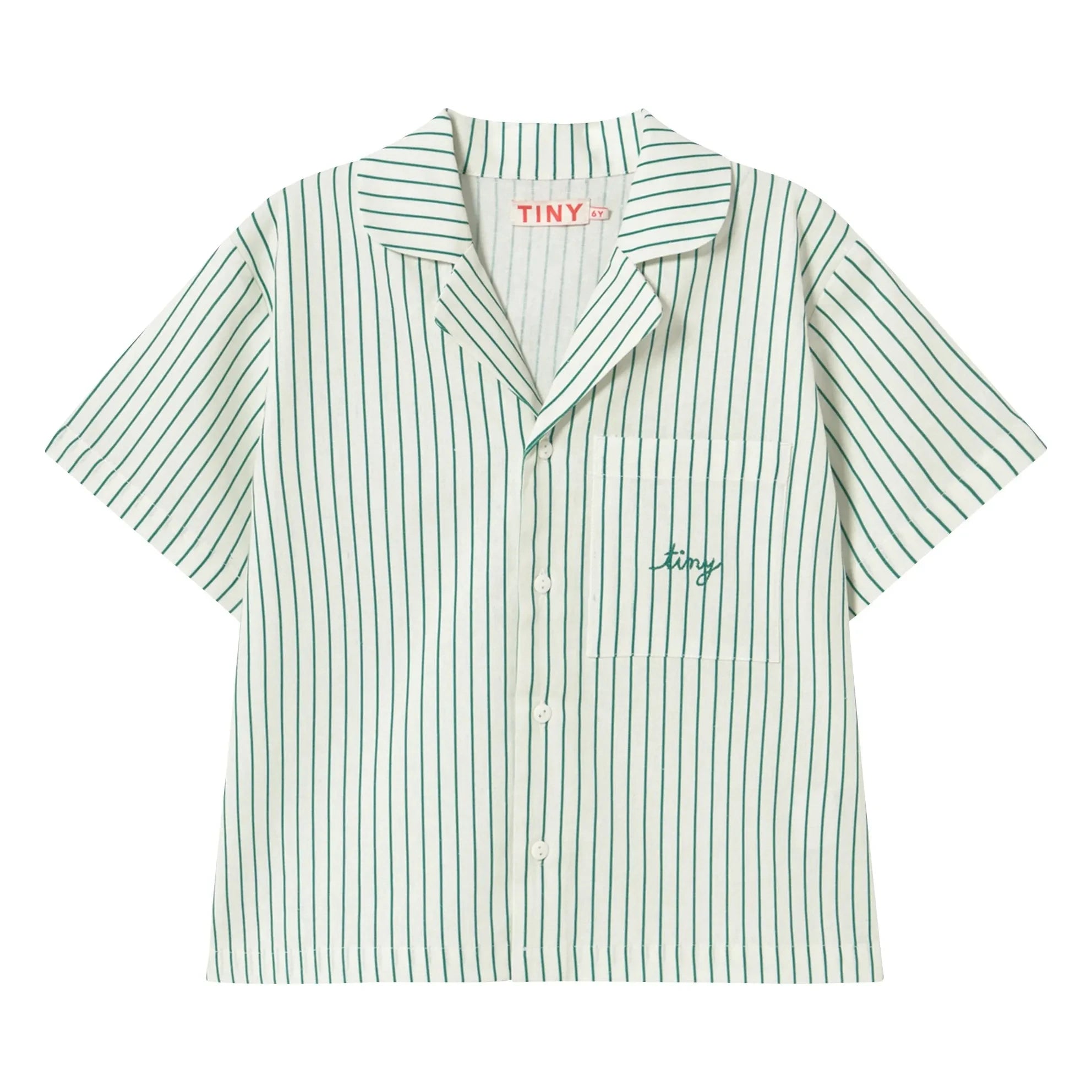 Tinycottons - Striped Linen Shirt | White