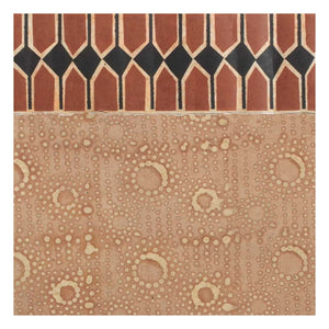 Le Monde Sauvage - Superfrise Vertebra Sienne - 9-Blatt-Set | Terracotta