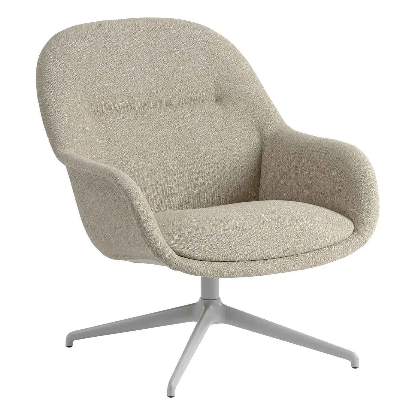 Muuto - Fiber lounge sandalye, Iskos-Berlin | Gri