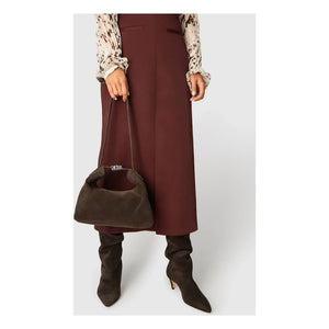 BY FAR - Bea Wildledertasche | Braun