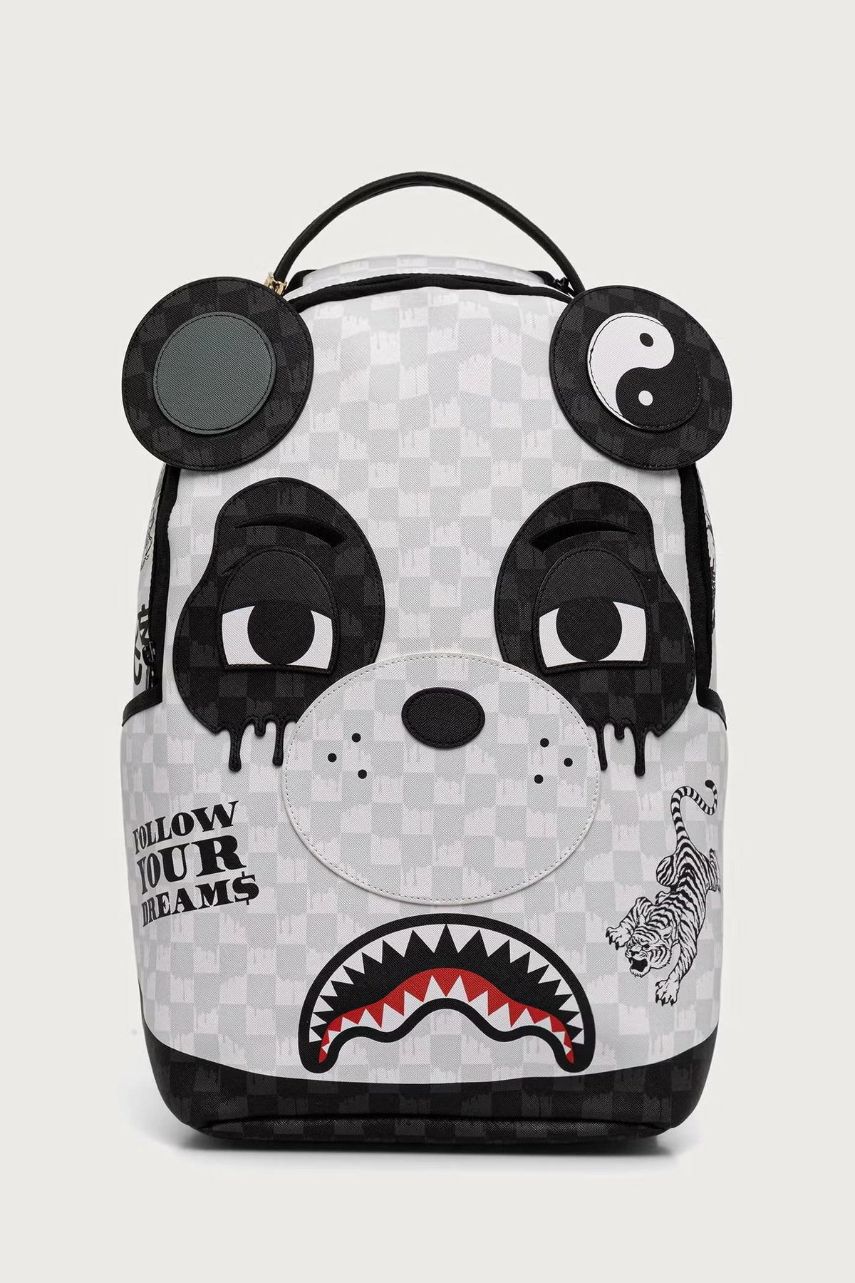 Sprayground - Panda Yüzü Beyaz Sırt Çantası 910B8468NSZ