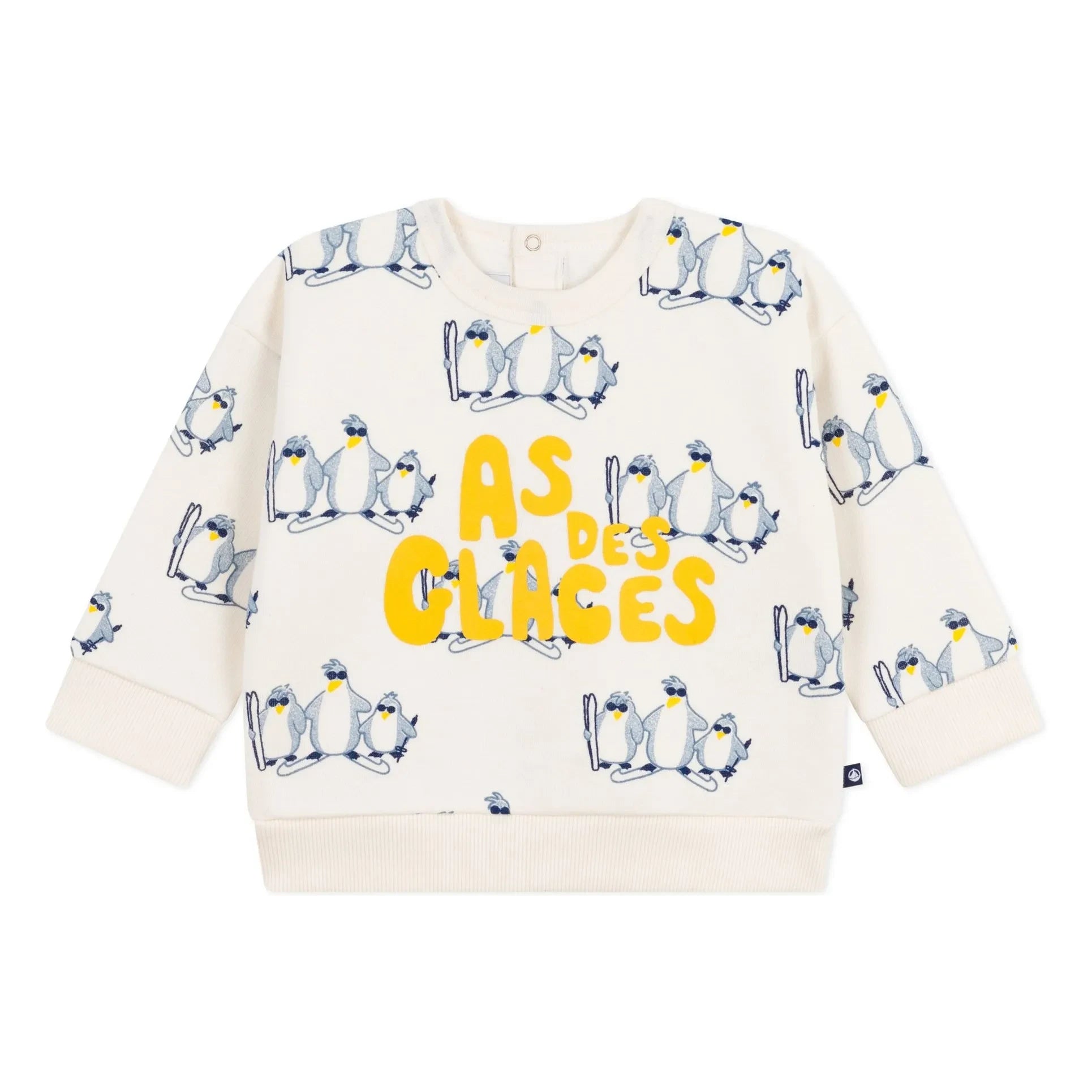 Petit Bateau - Penguins As Des Glaces Sweatshirt | Ekru