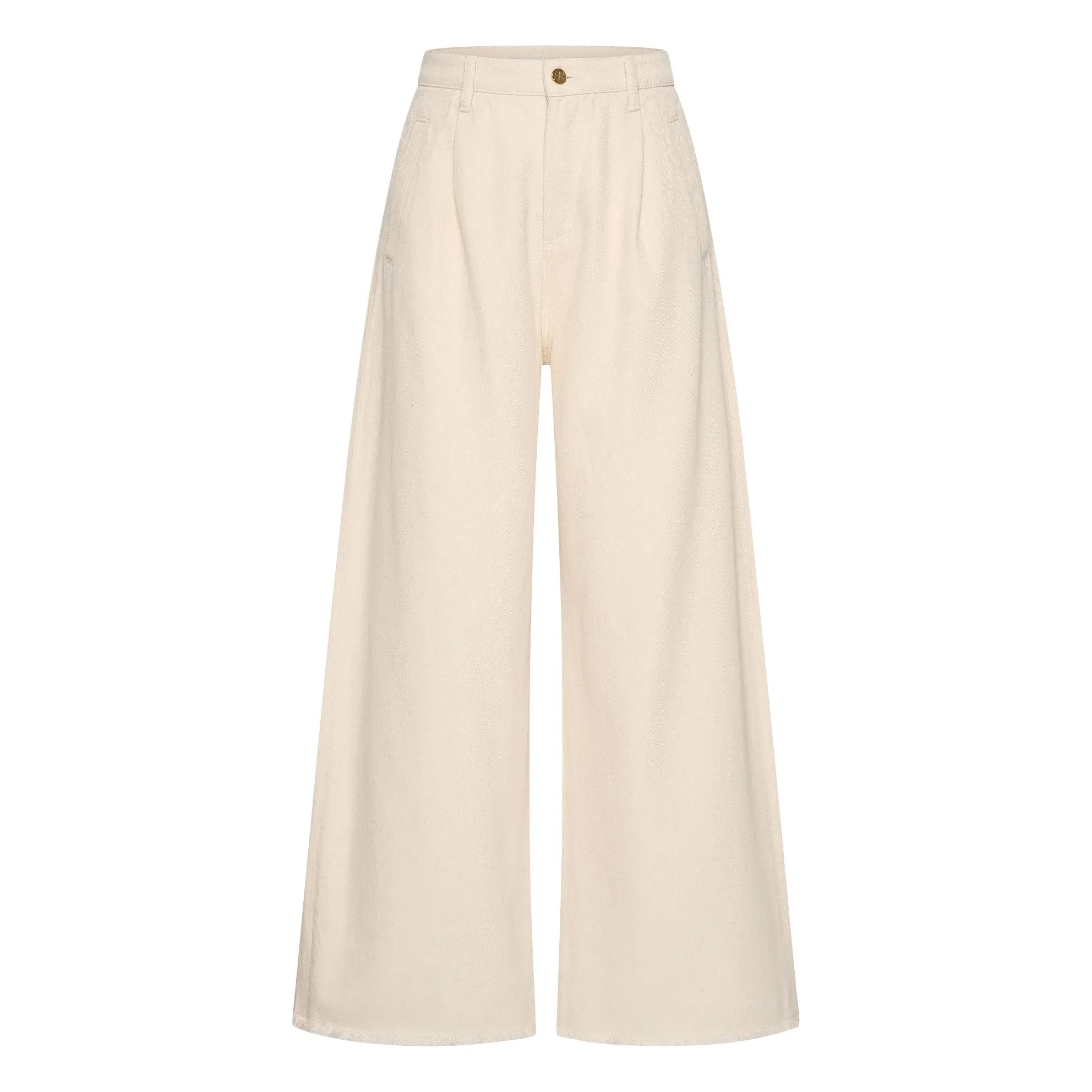 By Bar - Lux Grain Organik Pamuk Jeans | Kırık beyaz