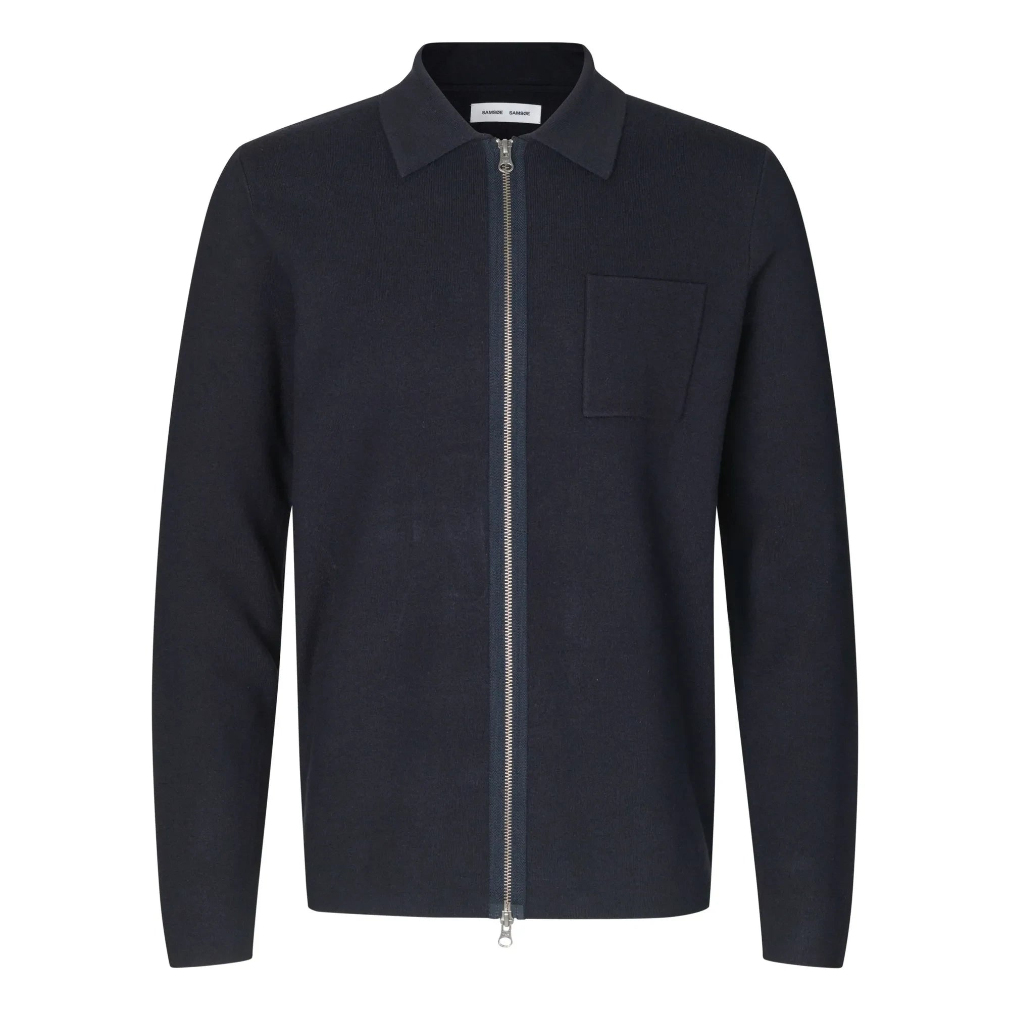Samsoe Samsoe - Guna Polo Neck Cardigan | Black