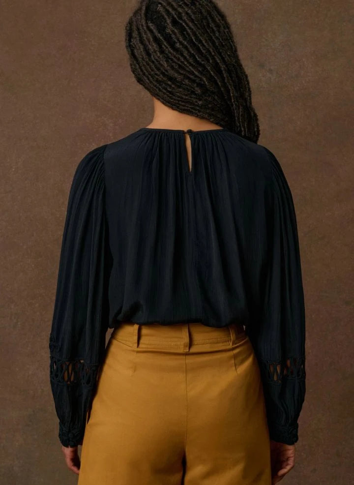 Louise Misha - Riya Blouse | Black