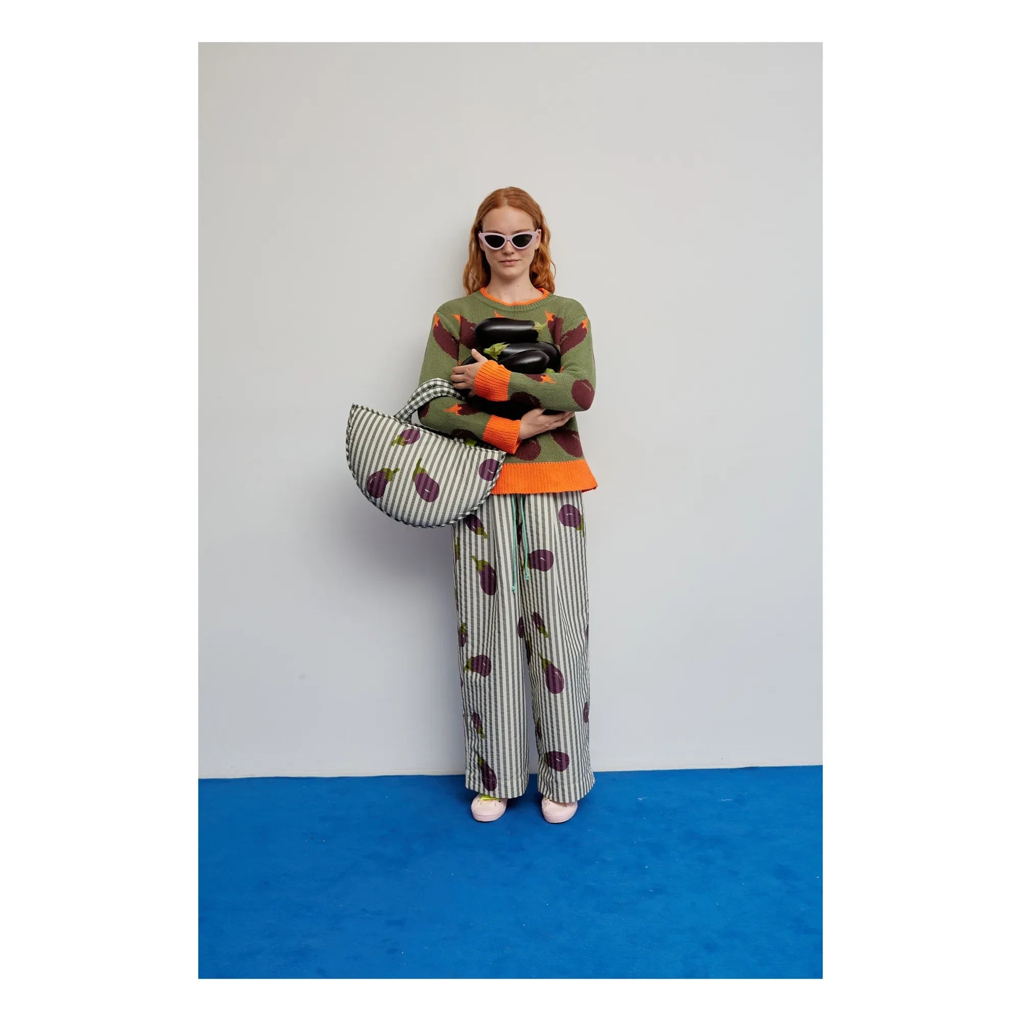 Dr Bloom - Beso Striped Trousers | Khaki