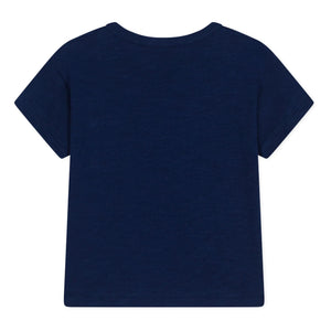Petit Bateau - Marmiton Jersey Flamed Tişört | Lacivert