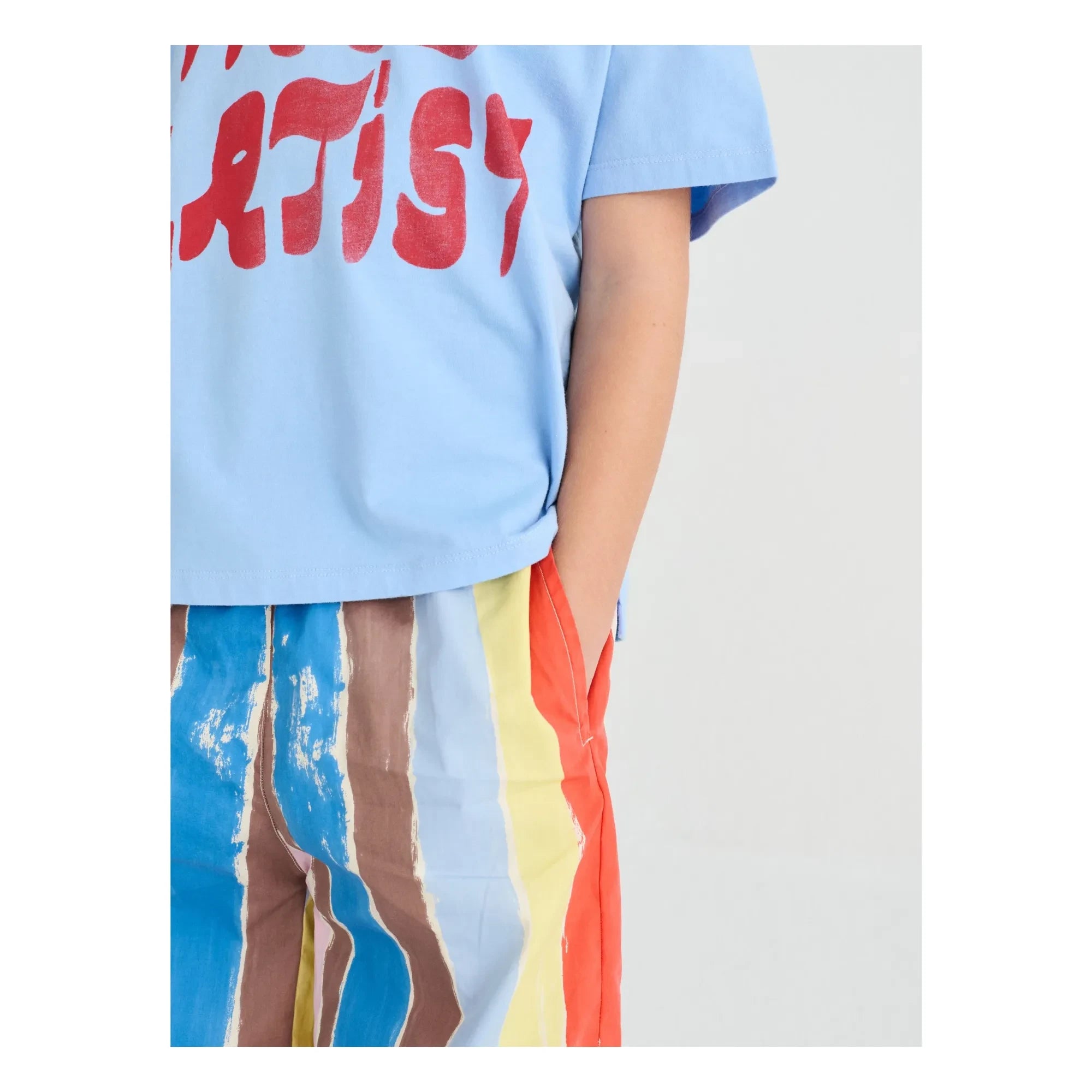 True Artist - Gestreifte Hose | Blau