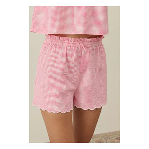 Louise Misha - Minala Vichy Pijama - Kadın koleksiyonu | Pembe