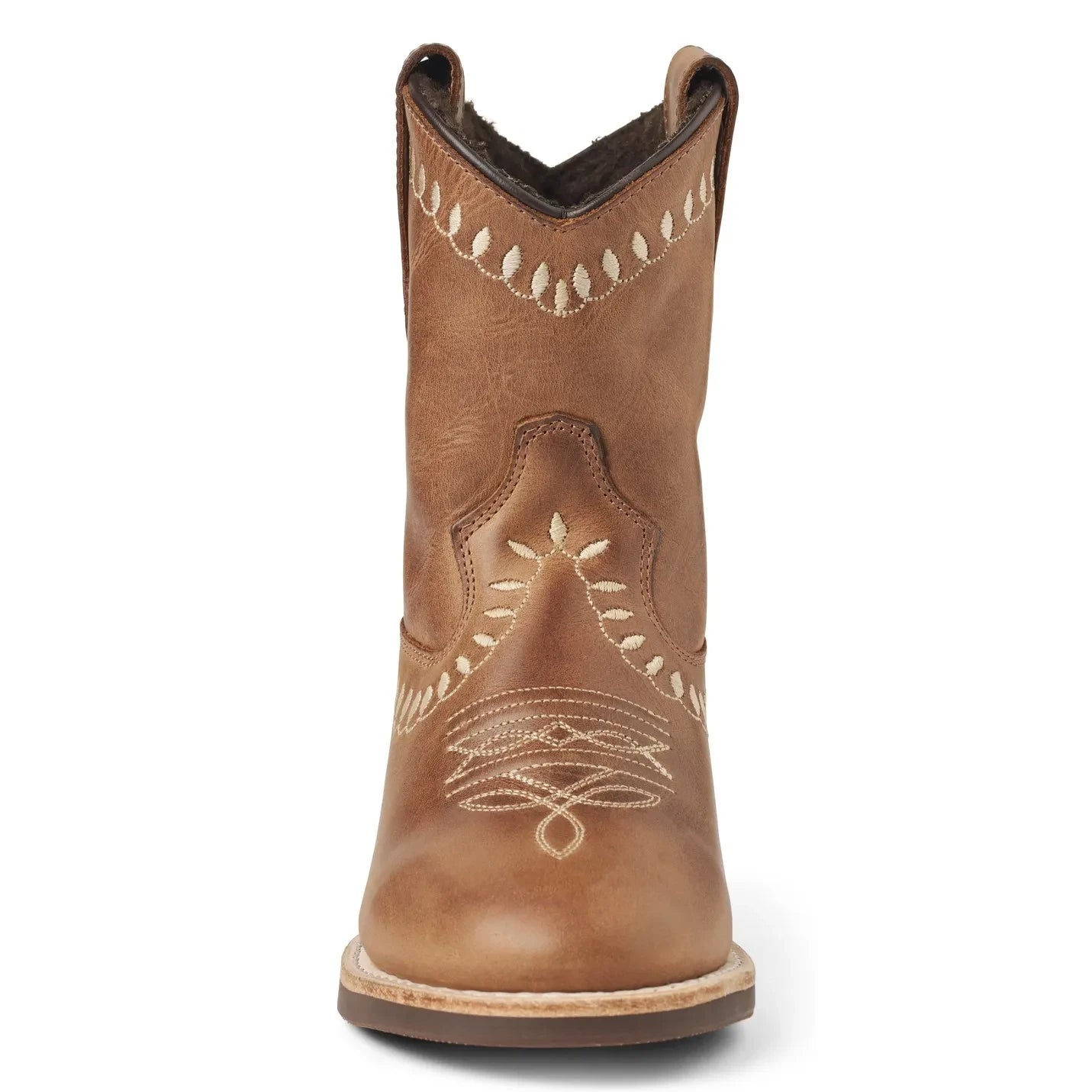 Copenhagen Colors - Stiefeletten mit Schleife | Cognac