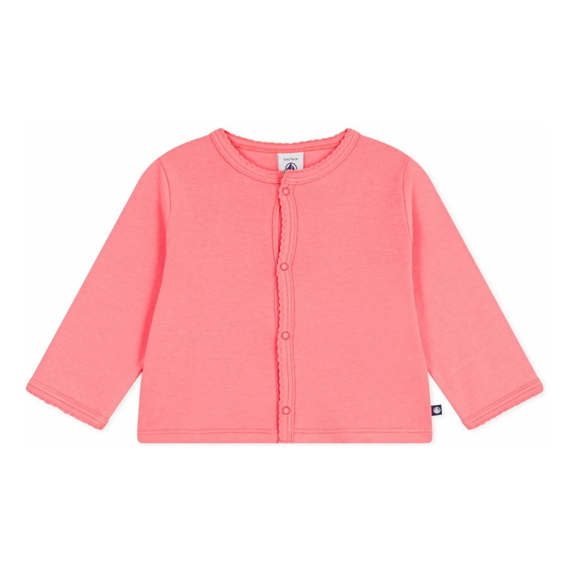 Petit Bateau - Düz yelek | Mercan