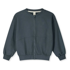 Gray Label - Organik pamuk bomber | Gri mavi