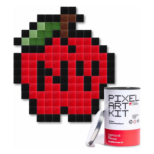 Pixel Corner - Pixel Sanat Kiti - Büyük Elma | Kırmızı