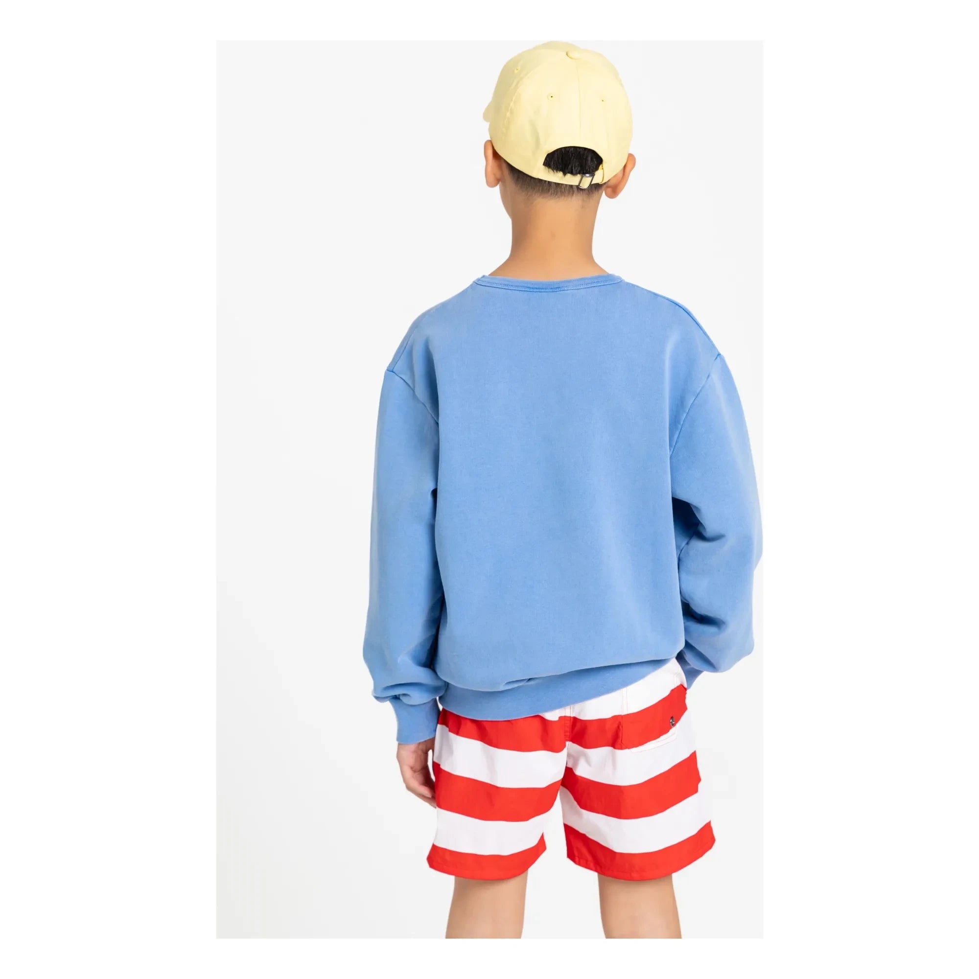 Smallable Kid - Arlo organik pamuk sweatshirt | Kraliyet mavisi
