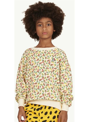 The Animals Observatory - Çiçekli Sweatshirt | Ecru