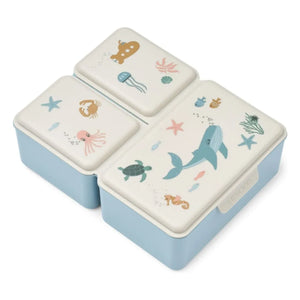 Liewood - Driss Lunchbox | Marine Life / Sand