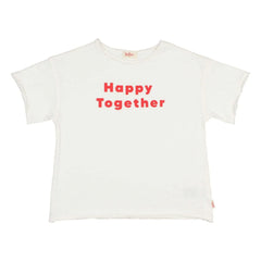 Búho - Happy Together Tişört Organik pamuk | Beyaz