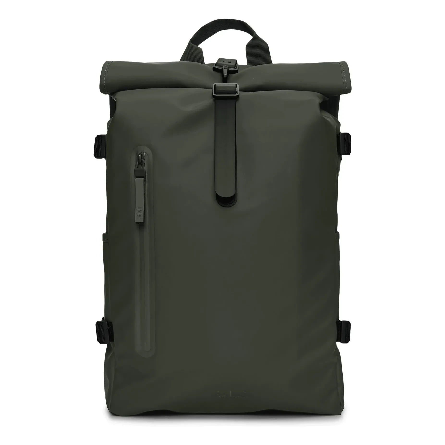 Rains - Rolltop Sırt Çantası Large | Koyu Yeşil