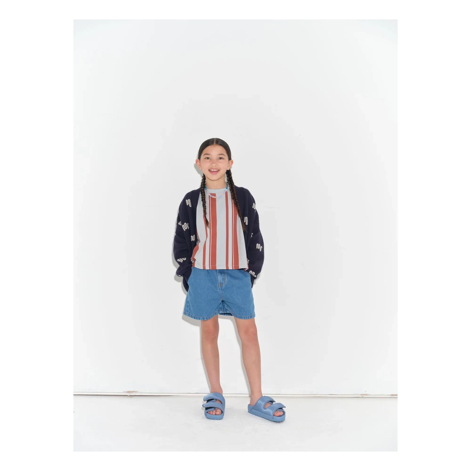 Main Story - Denim Organik Pamuk Şort | Mavi