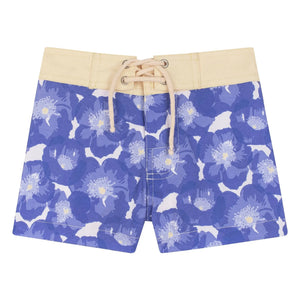 My First Cantê - Luca Floral Swim Shorts | Blue